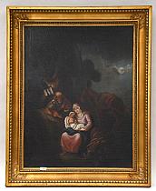 Peinture fin XVIIIème siècle