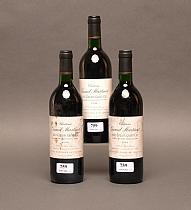 Château Grand Martinet 1994  -  Mise château  -  Trois bouteilles de vin