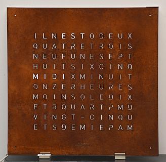 Lot 19 Biegert & Funk / Qlocktwo Classic Coreten