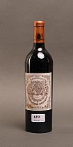 Château Pichon -Longueville 2007  -  Mise château  -  Une bouteille de vin