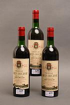 Château Larcis Ducasse 1973  -  Mise château  -  Trois bouteilles de vin