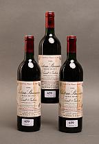 Château Branaire 1985  -  Mise château  -  Trois bouteilles de vin