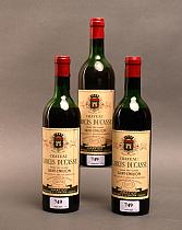 Château Larcis Ducasse 1973  -  Mise château  -  Trois bouteilles de vin