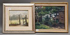 Lot de deux peintures