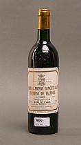 Château Pichon Longueville 1985  -  Mise château  -  Une bouteille de vin
