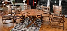 Ensemble de terrasse en teck