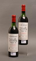 Château La Dominique 1970  -  Mise château  -  Deux bouteilles de vin