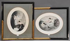Deux gravures couleurs